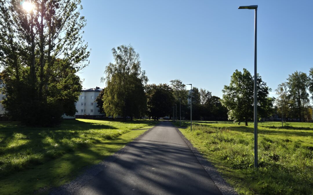 Fossilreducerade stolpar för en tryggare och grönare stadsmiljö i Borlänge