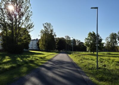 Fossilreducerade stolpar för en tryggare och grönare stadsmiljö i Borlänge